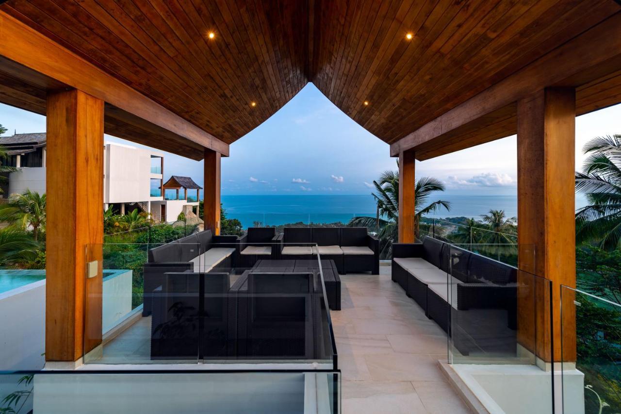 Samui Relax Airfreshing Privacy Modern Luxury Seaview Natural Rainforest Infinity Pool Villa With 3 Beds Suits With Housekeeper Ko Samui Exterior foto