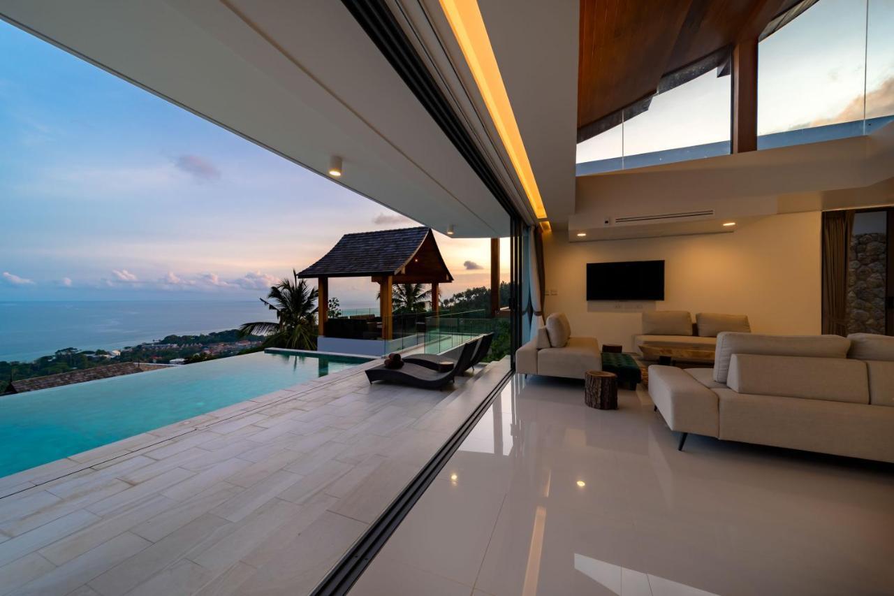 Samui Relax Airfreshing Privacy Modern Luxury Seaview Natural Rainforest Infinity Pool Villa With 3 Beds Suits With Housekeeper Ko Samui Exterior foto