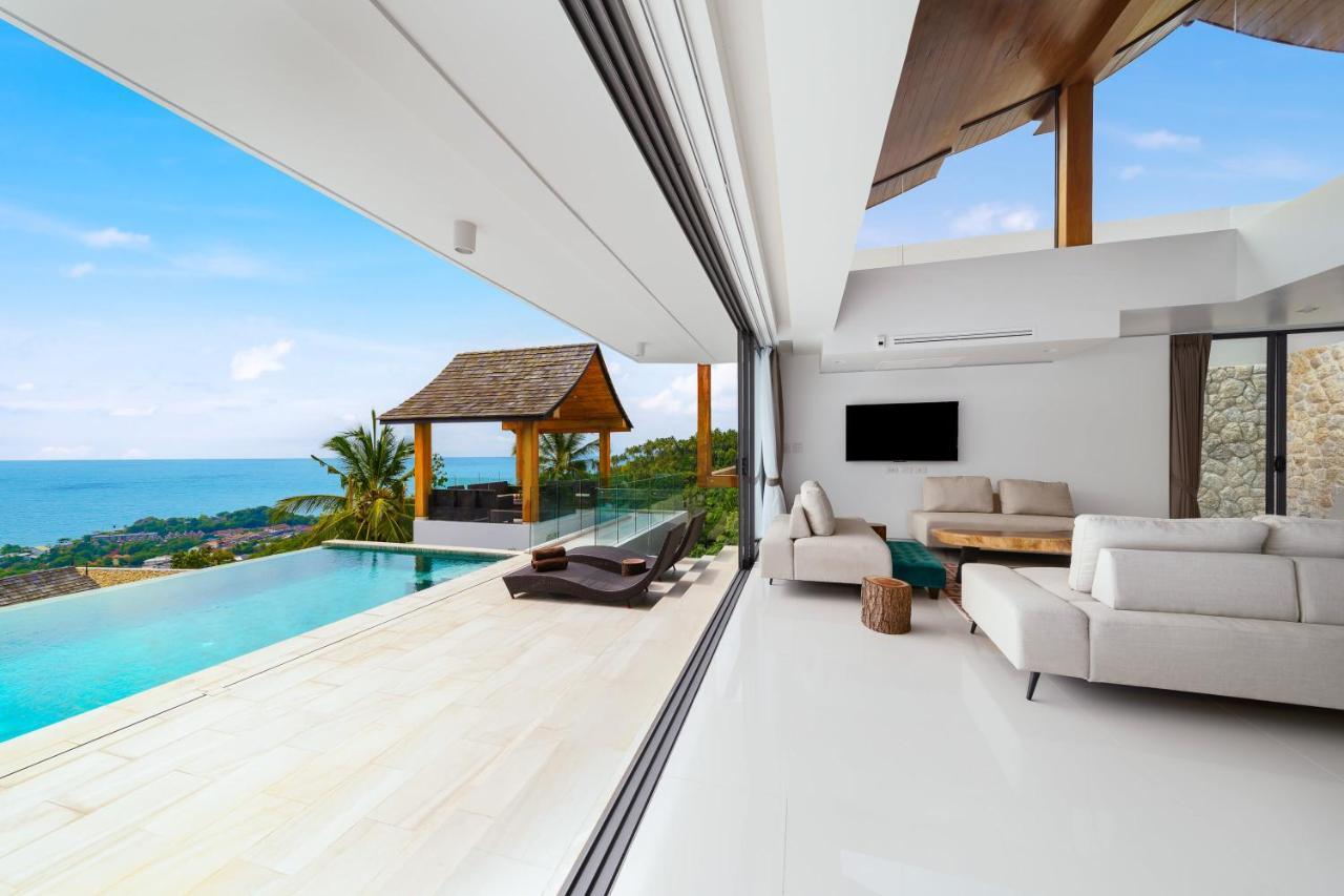 Samui Relax Airfreshing Privacy Modern Luxury Seaview Natural Rainforest Infinity Pool Villa With 3 Beds Suits With Housekeeper Ko Samui Exterior foto