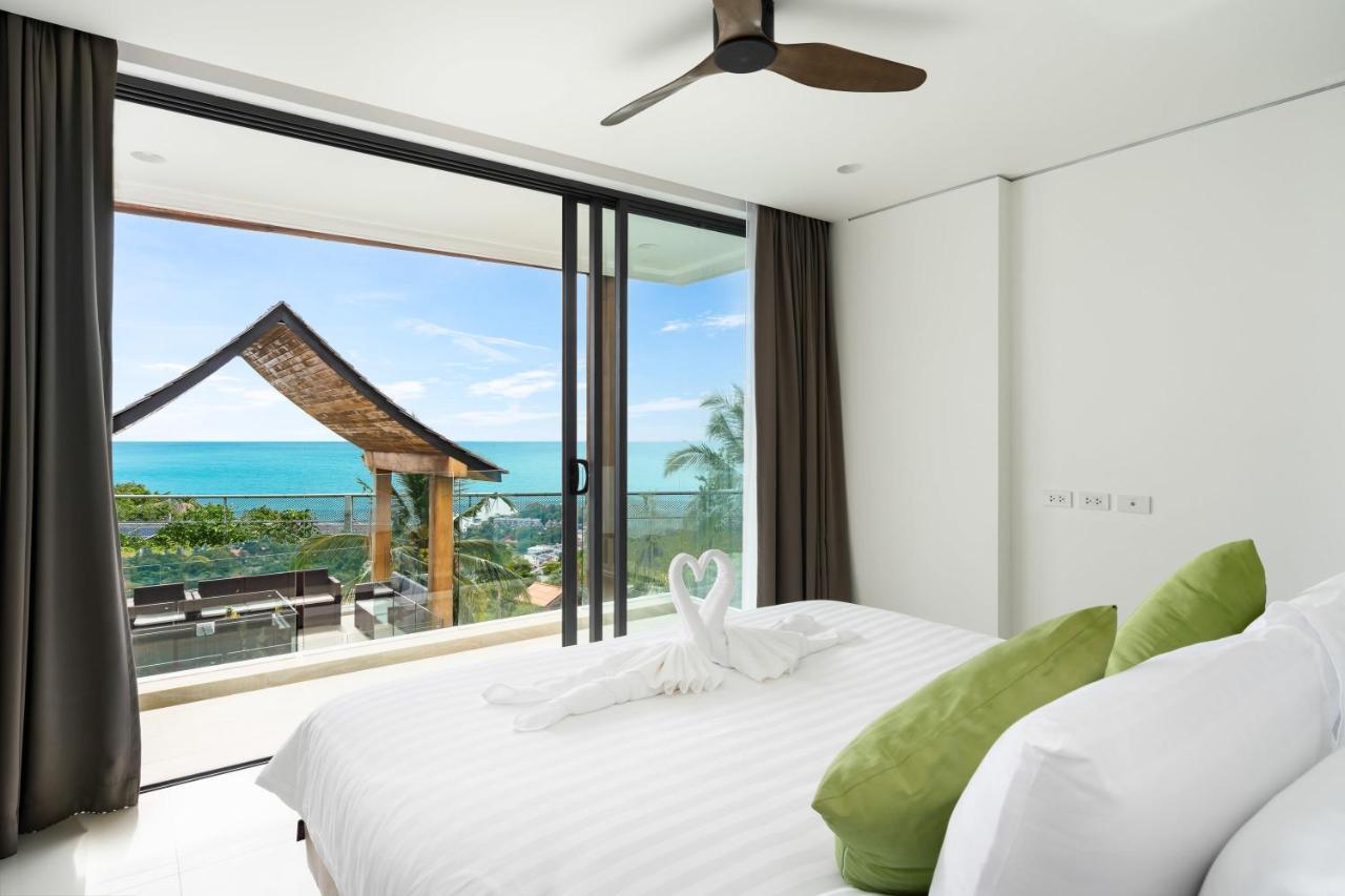 Samui Relax Airfreshing Privacy Modern Luxury Seaview Natural Rainforest Infinity Pool Villa With 3 Beds Suits With Housekeeper Ko Samui Exterior foto